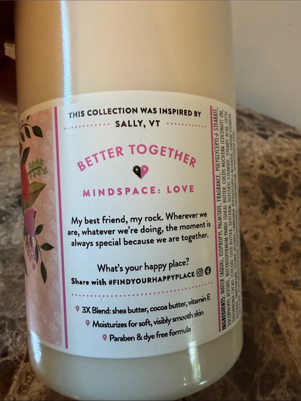 NEW Wrapped In Your Arms Body Lotion Blush Rose